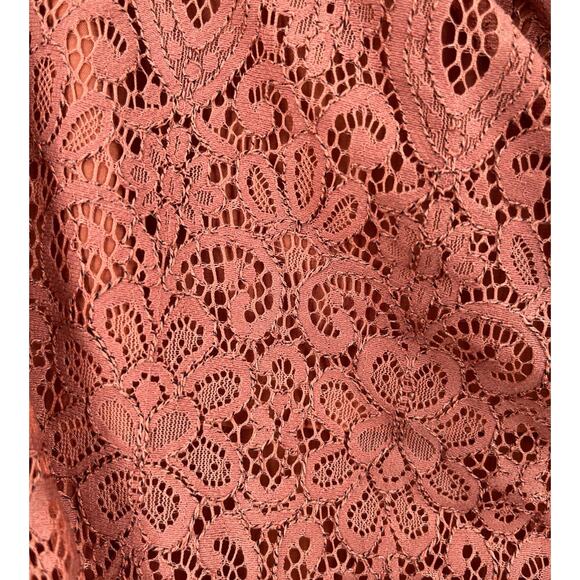 Bardot Dress Isla long sleeve lace side gathered size 10 XL - Picture 5 of 7